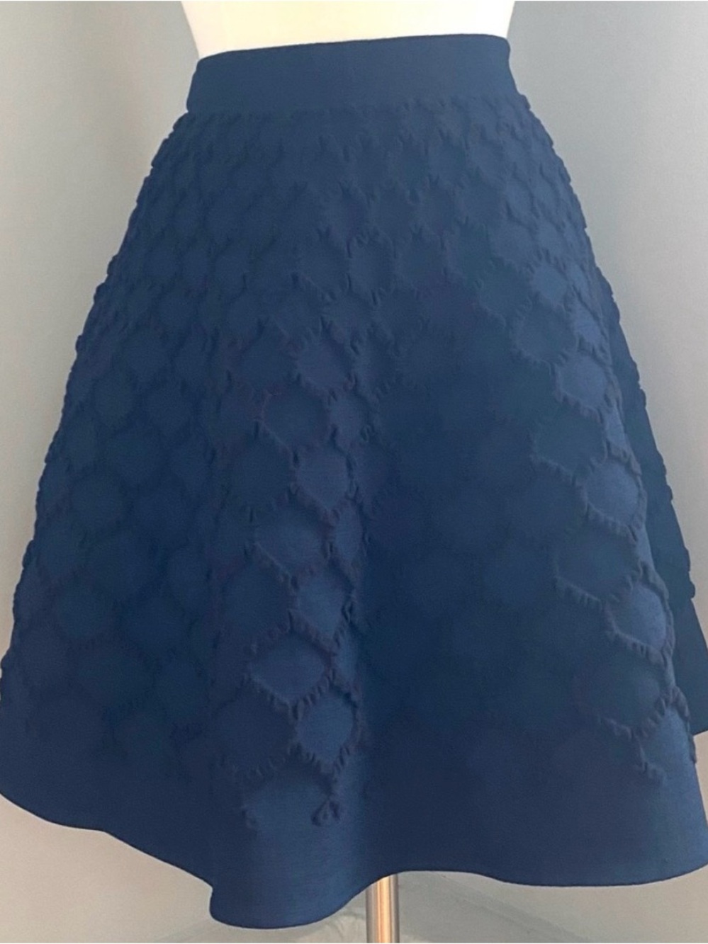 Oscar de la Renta  A-Line Textured Skirt